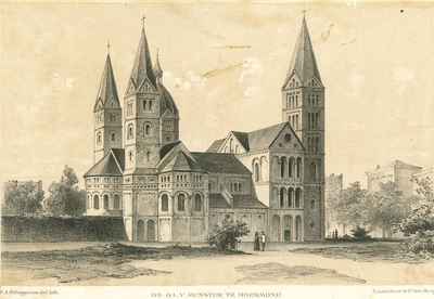 A47 De Munsterkerk gezien vanuit het Noord-Oosten, 1883