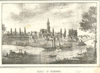 A58 Gezicht op Roermond vanuit het westen, 1851