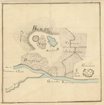 A5 Topografische kaart van de abdij van Filles, Begin 19e eeuw