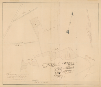 C146 Kaart van te verkopen gemeentegrond te Heel – Akte notaris F.W. Milliard, 1847 nr. 221, 22-03-1847
