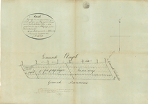 C153 Kaart van het aandeel van de gemeente Herten in de te verkopen Mijnweg – Akte notaris H.A. Milliard, 1823 nr. 98 – ...