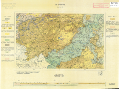 C191 Topografie naar de Topografische en militaire kaart des Rijks. Geologische opname door J.J. pannenkoek van Rheden ...