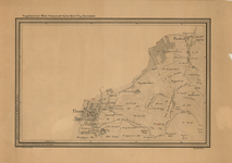 C54 Topografische kaart van Thorn en Panheel en omg. met aanduiding der namen van landerijen etc., c.1850