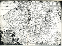 D111 Landkaart van de Oostenrijkse Nederlanden houdende de Postwegen – slechte kwaliteit foto, c.750