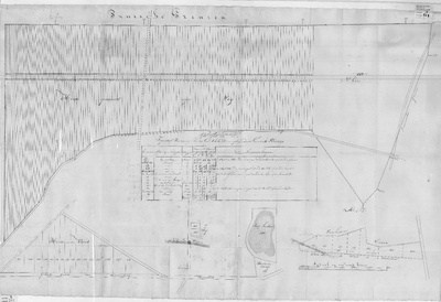 D169 Kaart van de verkoop van de Mijnweg (Vlodrops gedeelte) en enkele gemeentegronden in Vlodrop – Akte notaris F.W. ...