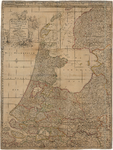 D192 Landkaart van het graafschap Holland en omliggende provincien – Met diverse schalen –, c.1730