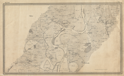 D216 Topografische kaart van de gemeente Roermond (noordelijk gedeelte) Horn,Swalmen en Buggenum met naamsaanduiding ...