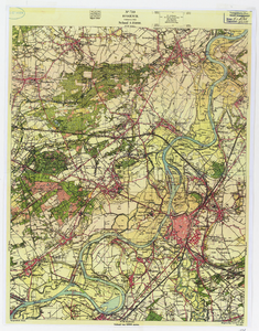 D277 Topografische kaart van de gemeente Roermond en omgeving met naamsaanduiding van gemeenten,gehuchten en gebouwen ...