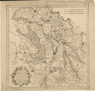 D4 Topografische kaart van het Overkwartier van Gelder en omringende landen – Met diverse schalen - Zie ook D.4, 1703