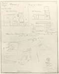 D43 Met legenda – origineel ARA Den Haag Genieplans va gebouwen nr. R 6a, 1846