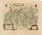 D44 Topografische kaart van de ligging van de Fossa Eugeniana – met legenda en diverse schalen, zie ook B52 ( geschenk ...