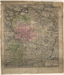 D50 Landkaart van het hertogdom Brabant en aangrenzende gebieden – Diverse schalen, c.1620