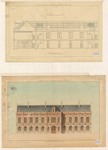 E172 Aan de St. Christoffelstraat. Schaal van 1 el per duim., 1884