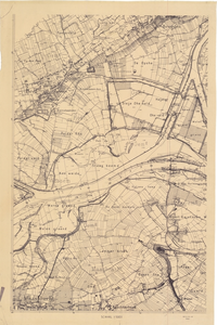E27 Topografische kaart van de Maas tussen Linne en Wessem – Schaal 1:5000 behoort bij E26,E44, 1944