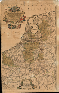 E29 Landkaart van de 17 provinties der Verenigde Nederlanden – Diverse schalen – Gemeentemuseum 1699, 1700