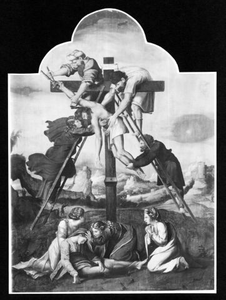 170.388 Schilderij van kruisafname uit 1544
