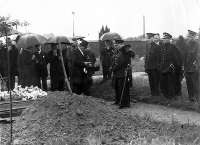 1934.G3 Begrafenis I. Innemeé, adj. inspect.van politie te Kerkrade