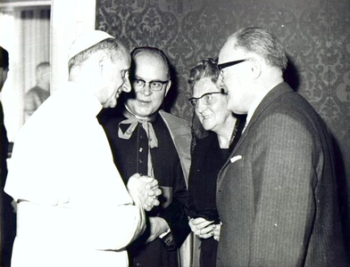 1964.L1 Roermonds bezoek bij paus Paulus VI