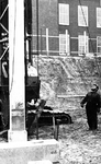 1976.Zb 9 maart begin van de bouw van de flats aan de Mariagardestraat