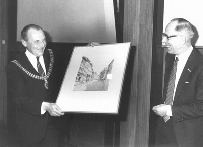 1984.F1b 30 juni, Afscheid van gemeentesecretaris mr. H.E.R.J. Janssen