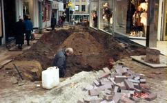 1992.L4a Oude en nieuwe bestrating winkelpromenades Hartje stad