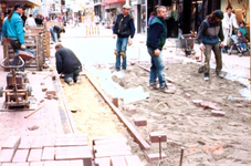 1992.L6a Oude en nieuwe bestrating winkelpromenades Hartje stad