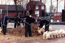 1995.D25d Nabij de Rosslag, het maken van een dijk