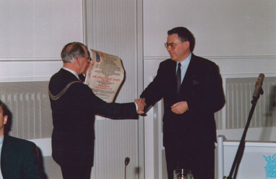 4B33.1a Afscheid burgemeester Daniels op 27 maart 1992