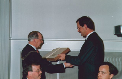 4B33.1b Afscheid burgemeester Daniels op 27 maart 1992