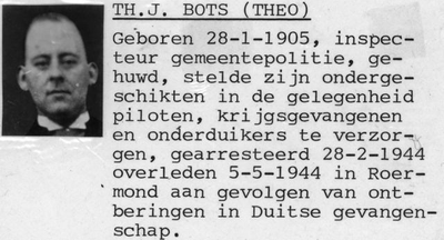 1945.P1d Theo H. Bots, inspecteur gemeentepolitie
