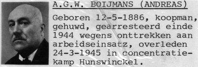 1945.P1f Andreas G.W. Boijmans, koopman