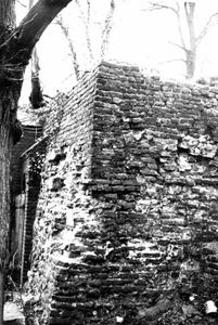 13.817b Oude stadsmuur bij de kattentoren,heksenhuisje