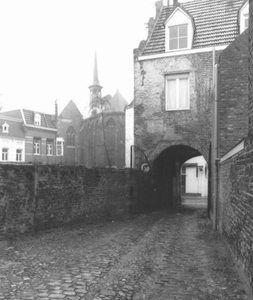 14.977Da Hsnr.1A-1C, Begardeklooster vanuit de binnenplaats kijk op de Bakkerstraat