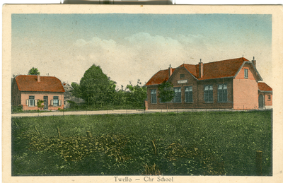 GAV-PK-Tw-375 Twello; H.W. Iordensweg; Christelijke School; De Wingerd, 1921 - 1930