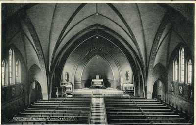 GAV-PK-K-037 Klarenbeek; Kerkweg; RK kerk; interieur., 1940 - 1950