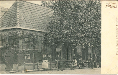GAV-PK-N-009 Nijbroek; Dorpsplein; café Kers, 1903 - 1907