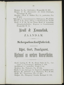  Adresboek van de Zaanstreek : Zaandam, Koog aan de Zaan, Zaandijk, Wormerveer, Krommenie, Westzaan en Oostzaan, pagina 43