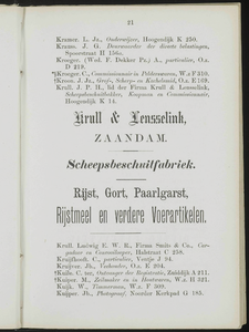  Adresboek van de Zaanstreek : Zaandam, Koog aan de Zaan, Zaandijk, Wormerveer, Krommenie, Westzaan en Oostzaan, pagina 43