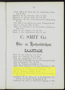  Adresboek van de Zaanstreek : Zaandam, Koog aan de Zaan, Zaandijk, Wormerveer, Krommenie, Westzaan en Oostzaan, pagina 55