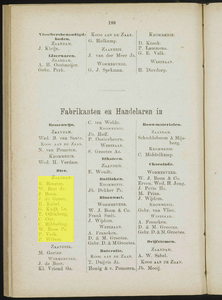  Adresboek van de Zaanstreek : Zaandam, Koog aan de Zaan, Zaandijk, Wormerveer, Krommenie, Westzaan en Oostzaan, pagina 232