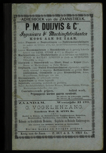  Adresboek van de Zaanstreek : Zaandam, Koog aan de Zaan, Zaandijk, Wormerveer, Krommenie en Westzaan, pagina 1