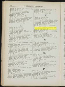  Adresboek van de Zaanstreek : Zaandam, Koog aan de Zaan, Zaandijk, Wormerveer, Krommenie en Westzaan, pagina 134