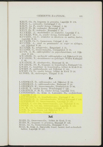  Adresboek van de gemeenten Zaandam, Koog aan de Zaan, Zaandijk, Wormerveer en Krommenie, pagina 141