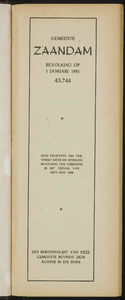  Adresboek voor de Zaanstreek waaronder de gemeenten: Zaandam, Koog aan de Zaan, Zaandijk, Wormerveer, Krommenie, ...