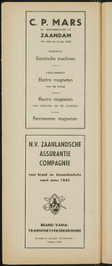  Adresboek voor de Zaanstreek waaronder de gemeenten: Zaandam, Koog aan de Zaan, Zaandijk, Wormerveer, Krommenie, ...