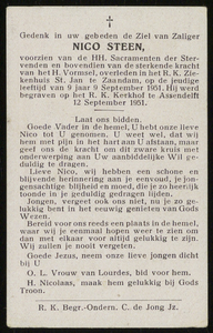 17 Nico Steen, datum overlijden: 09-09-1951