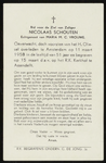 56 Nicolaas Schouten, datum overlijden: 11-03-1958