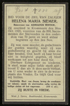 63 Helena Maria Siemer, datum overlijden: 30-10-1921
