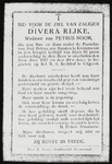 85 Divera Rijke, datum overlijden: 28-06-1917