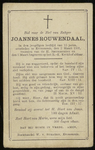 88 Joannes Rouwendaal, datum overlijden: 02-03-1901